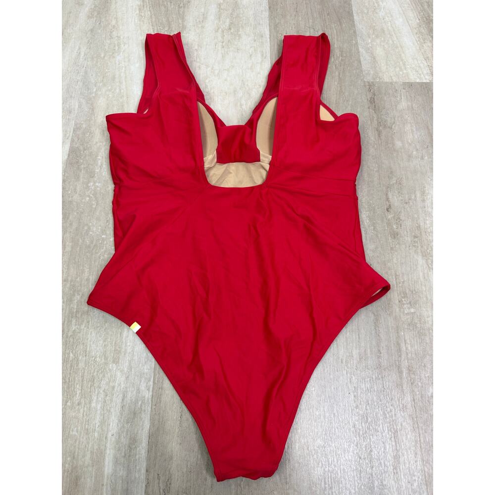 Summersalt The Ruched Backflip Red Size 18 - Picture 4 of 4